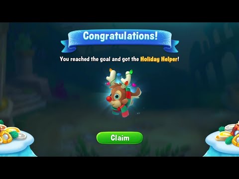 @Fishdom Win Strikes Level 10450 - Super Hard Level 10456. Got New Fish: Holiday Helper 🦌
