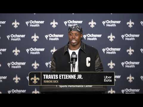 New Saints RB Travis Etienne Jr. Helps Us Pronounce His name