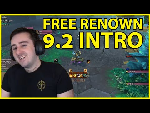 Free Renown from the 9.2 intro quests! Swap covenants before doing!!