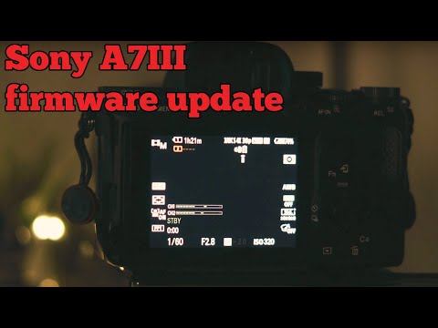 How to upgrade to firmware 3.01 A7III