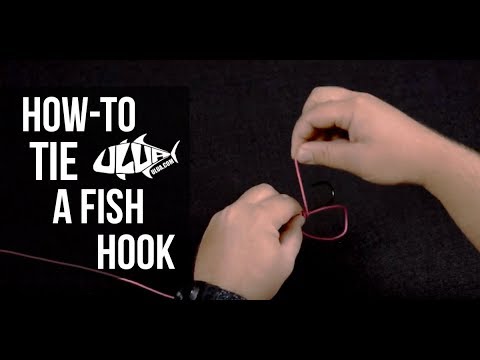 Easy Way To Snell A Hook - How To Tie A Hook To Fishing Line Single and multiple