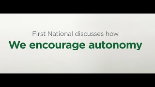 We encourage autonomy