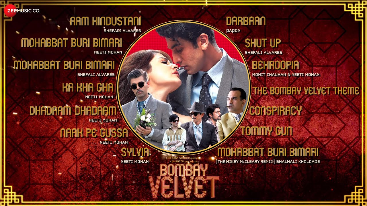 Shut Up Lyrics  | Bombay Velvet | Ranbir Kapoor, Anushka Sharma | Shefali Alvares | Amit Trivedi