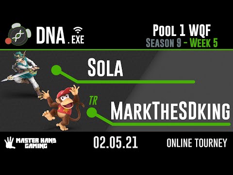 DNA.EXE S9:W5 - Sola (Hero) Vs. TR | MarkTheSDking (Diddy Kong) - Pool 1 WQF