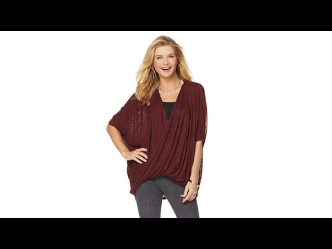 LYSSE Twist Front Pullover Top  Missy