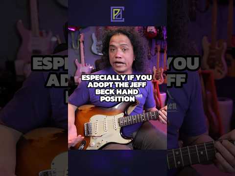 The JEFF BECK Hand position