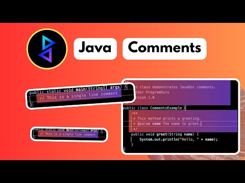 Comments Java Programming