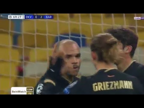 Martin Braithwaite penalty goal / Barcelona VS Dynamo Kyiv (3-0)