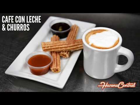 Café com leite e churros