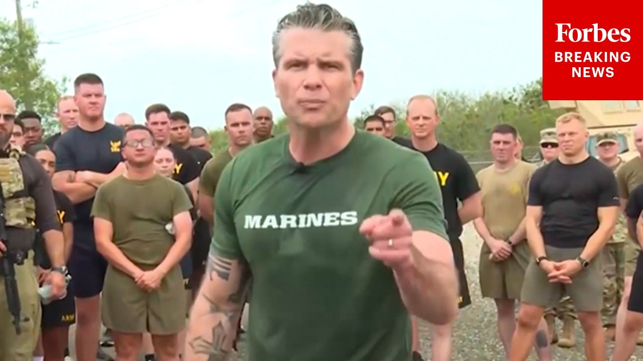 Video | JUST IN: Hegseth Speaks To Troops In Guantánamo Bay After Trump Issues New Threat To Iran
