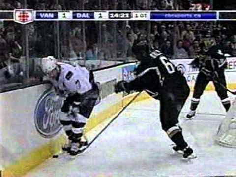 2007 WCQF GM3 Canucks @ Stars 3rd Period & OT (Part 3 of 3)
