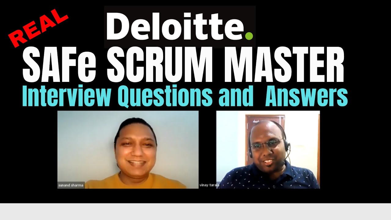 SAFe® Scrum Master Interview Questions and Answers I scaled agile scrum interview questions