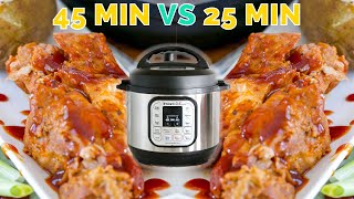 TASTE TEST! 25 vs 45 min Instant Pot Country Style Ribs