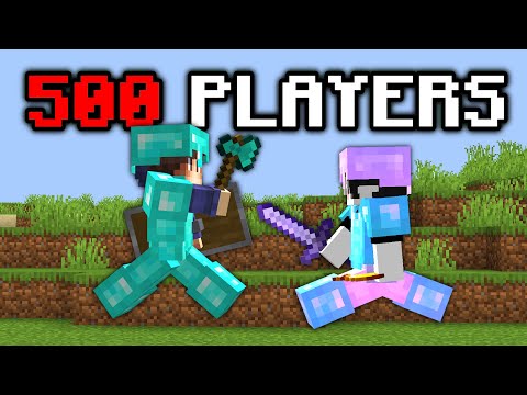 500 Player Minecraft PVP Event! (you can join)