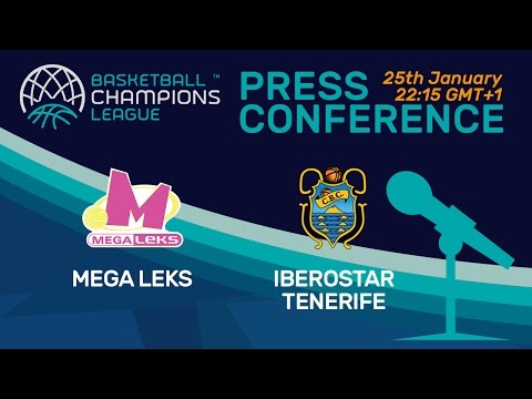 Mega Leks v Iberostar Tenerife - Press Conference - Basketball Champions League