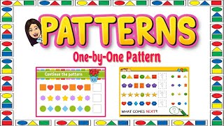 Patterns (One-by-One-Pattern) | Kindergarten | Math | TeacherBethClassTV
