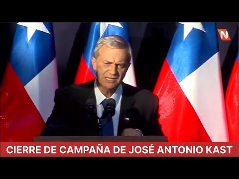 Discurso José Antonio Kast cierre de campaña a presidencial en Temuco