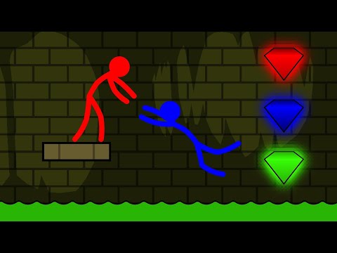 Watergirl and Fireboy, Stickman Animation - COMPLETE EDITION