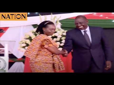 DP Ruto breaks protocol, calls Karua on stage at prayer breakfast