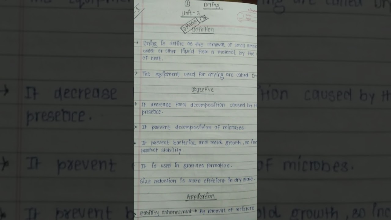 Pharmaceutical Engineering Unit - 3 Notes 😊😊