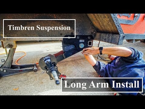 Timbren Long Arm one ton Suspension Install