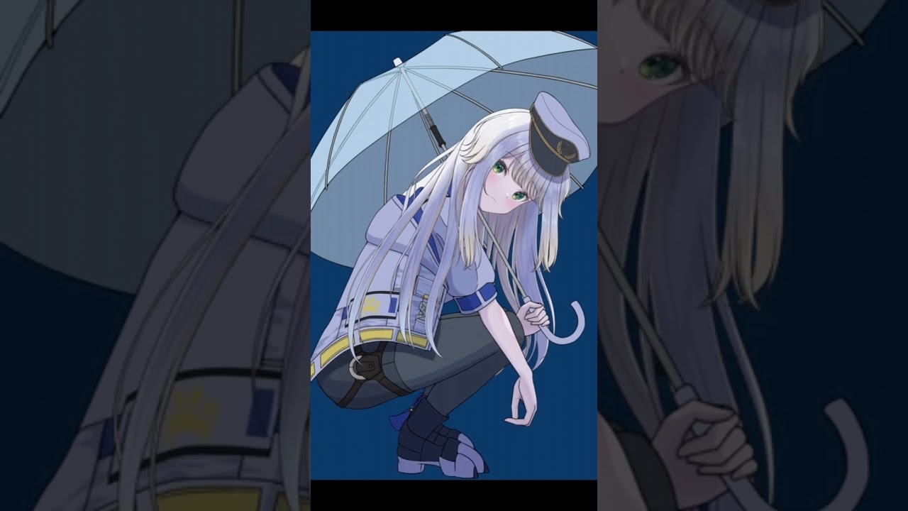 梅雨のるり嬢#栞葉るり #描いてみた #にじさんじ #イラストメイキング #イラスト #drawing