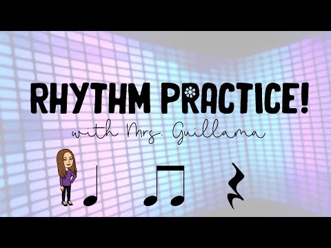 Rhythm Practice (Quarter Notes, Eighth Notes, Quarter Rests) with Victory Dances!