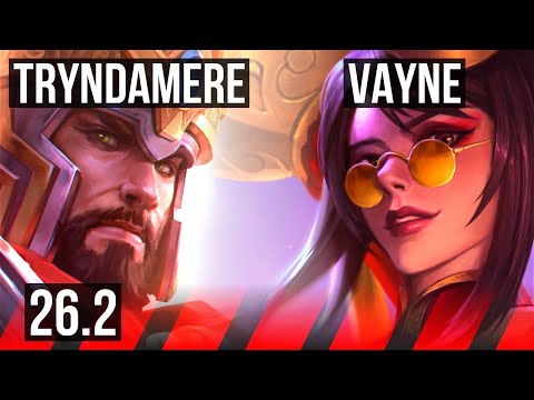 TRYNDAMERE vs VAYNE (TOP) | Fleet Footwork, 6k gold comeback | KR Master | 26.2