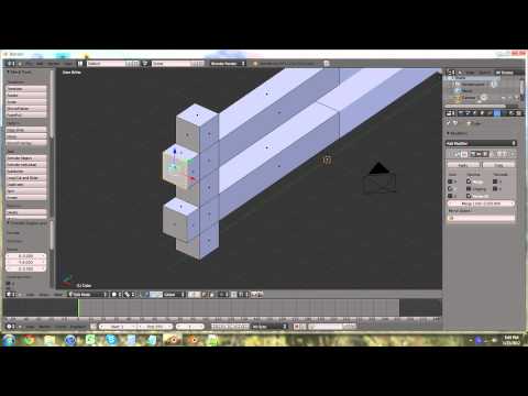 Beginning Blender 2.60 Tutorial - 16 - Fence