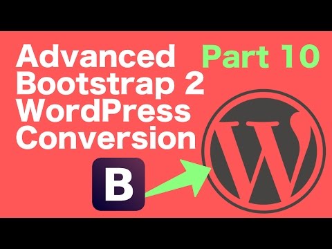 Advanced Bootstrap to WordPress - Part 10 - Custom Fields for Posts