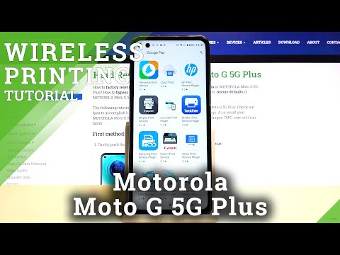 How to Connect Printer with Motorola Moto G 5G Plus - Create Bluetooth Connection