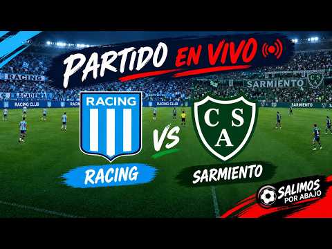 RACING VS SARMIENTO [ EN VIVO ] ⚽️ 🔥 LIGA ARGENTINA 🔥 FECHA 10 [ FUTBOL HOY ]
