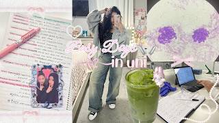 busy UNI days 🎧 studying, productive, routines