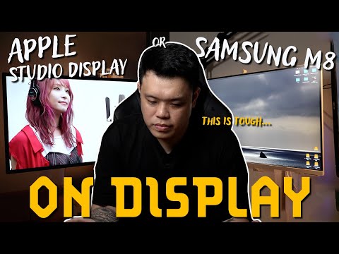 On Display - Comparing the Samsung M8 and Apple Studio Display