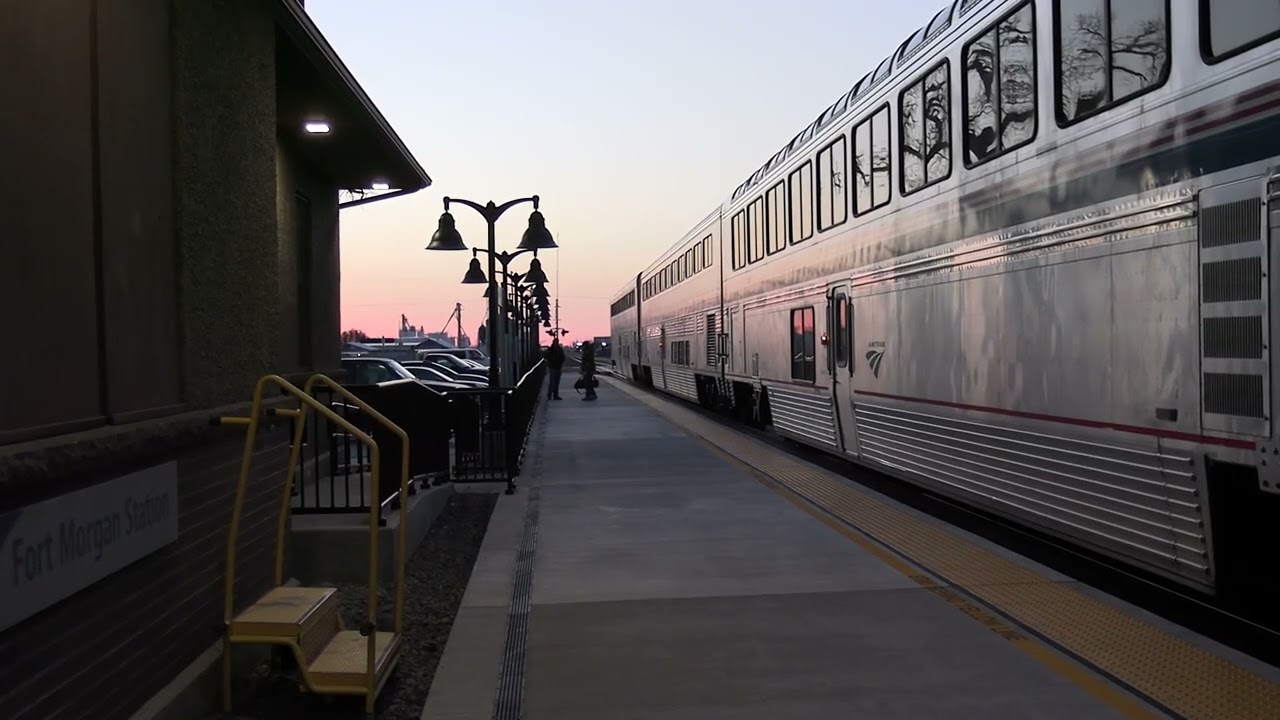 Calif. Zephyr in Ft. Morgan on 19APR2026