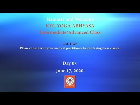 Day 03 - KYG Yoga - Intermediate/Advanced Level