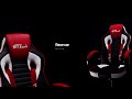 Žaidimų kėdė ByteZone Racer PRO Gaming Chair, Raudona