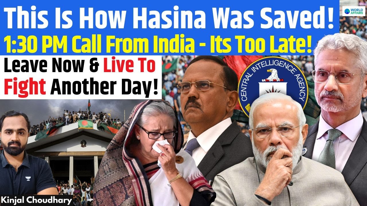 Inside Story Of Bangladesh Protest! How India’s Secret 1:30 PM Call Saved Sheikh Hasina! | Kinjal