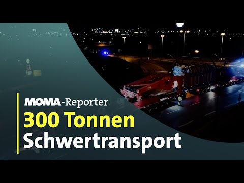 Schwertransport: 8 Stunden für 8 Kilometer | ARD-Morgenmagazin