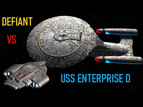 Viewer Request - USS Defiant VS USS Enterprise D - Both Ways - Star Trek Starship Battles