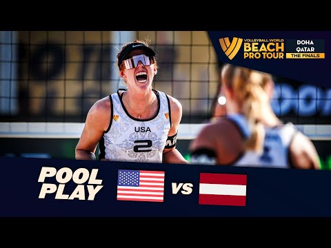 Hughes/Cheng vs. Tina/Anastasija - Day 3 Highlights | Doha Finals 2023 #BeachProTour