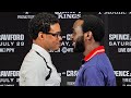 ERROL SPENCE JR VS TERENCE CRAWFORD • FIRST FACE OFF VIDEO