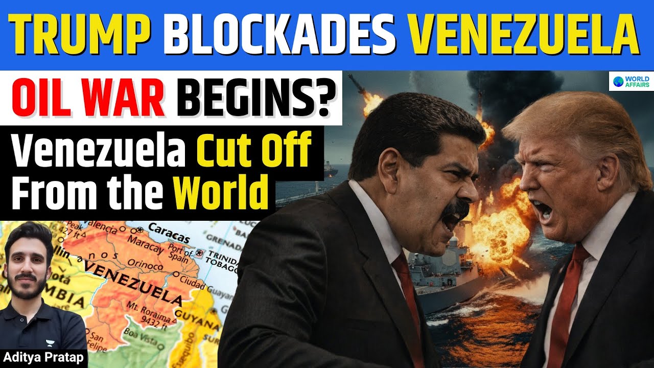 Trump Oil Blockade Shocks Markets | Venezuela Sanctions, Maduro, Global Oil Crisis