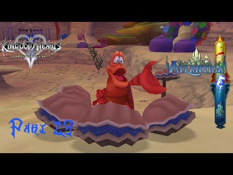 Kingdom Hearts II Final Mix Walkthrough - [Pt.29] - Under The Sea (Atlantica) (PS4 Pro)