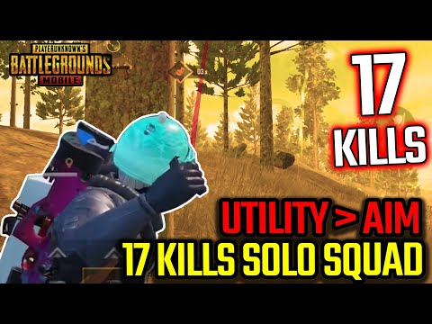 TIPS GUNAIN UTILITY! 17 KILLS SOLO SQUAD ACE! - PUBG MOBILE INDONESIA