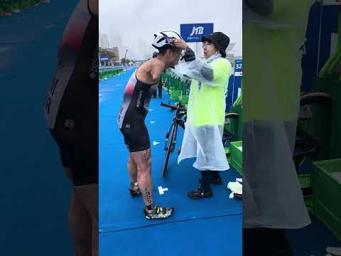 Kim inspired us all last year in Yokohama 🇯🇵👏 #Triathlon