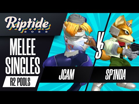 JCAM (Sheik) vs Sp1nda (Fox) - Melee Singles Round 2 Pools - Riptide 2023