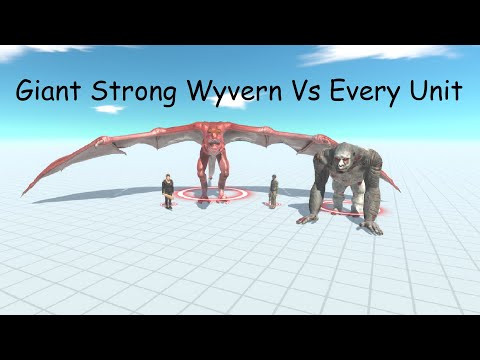 Giant Strong Wyvern Vs Every Unit ARBS |Animal Revolt Battle Simulator
