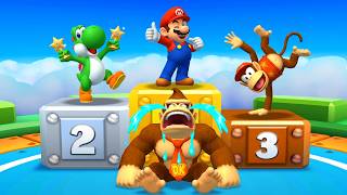 【マリオパーティスターラッシュ】全ミニゲーム！マリオVSヨッシーVSドンキーコングVSディディーコング