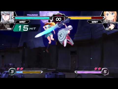 Dengeki Bunko FIGHTING CLIMAX! - Selvaria + Alicia Combo (4840-5600 damage)